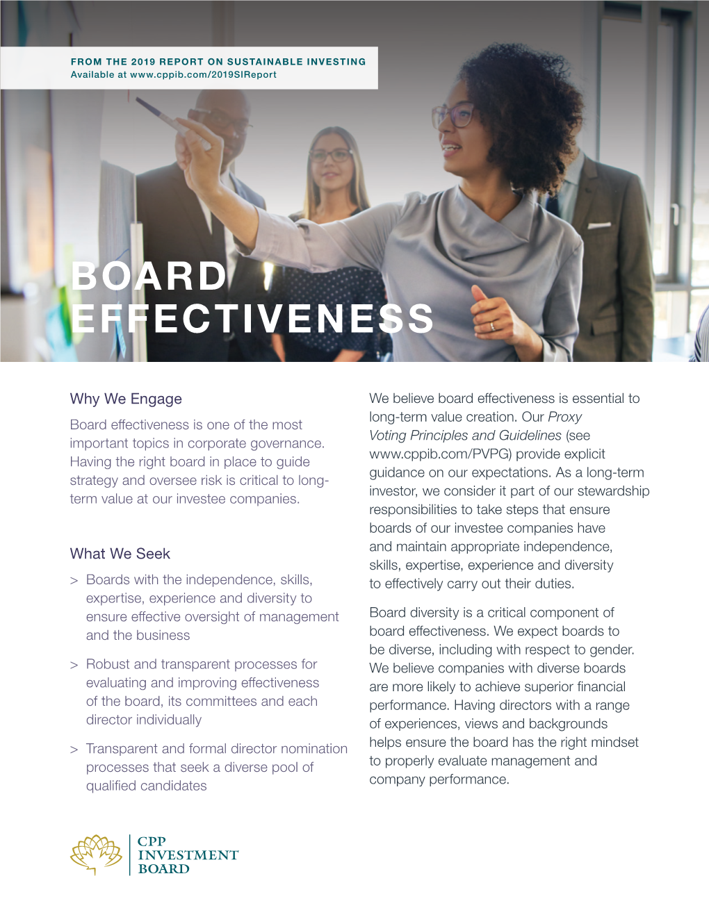 Board Effectiveness