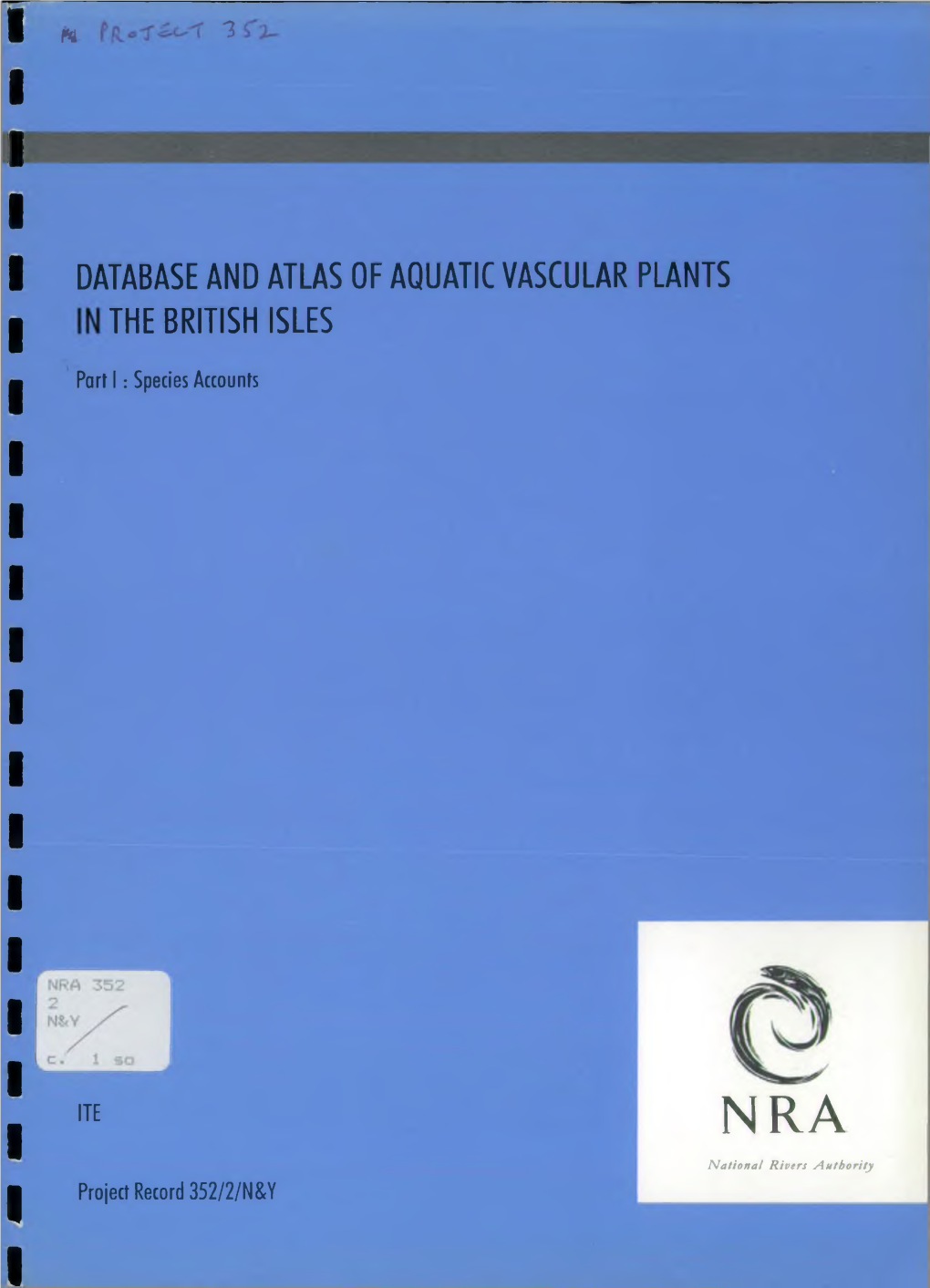 Database and Atlas of Aquatic Vascular Plants the British Isles