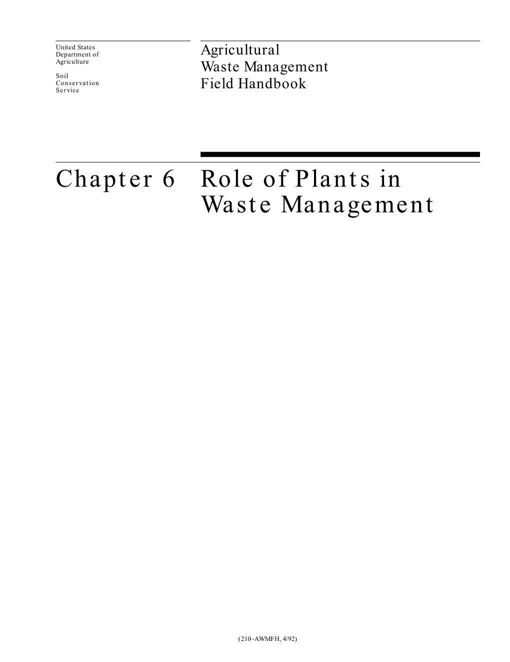 Chapter 6 Role of Plants in Waste Management