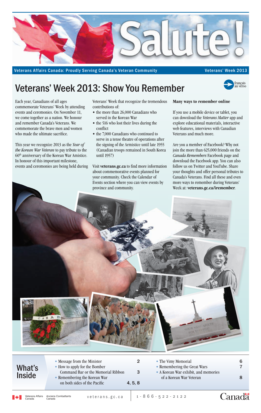 Veterans' Week 2013: Show You Remember