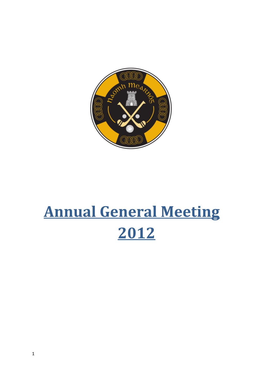 Annual General Meeting 2012