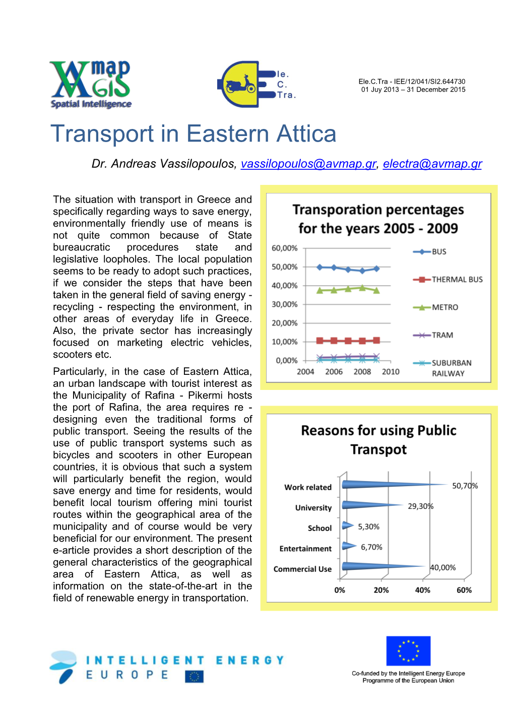 Transport in Eastern Attica