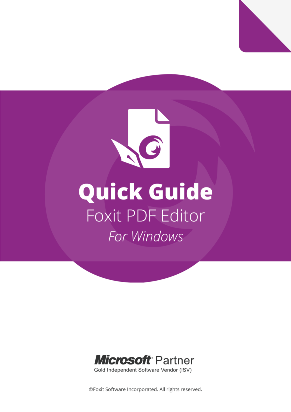 Foxit PDF Editor Quick Guide11.0