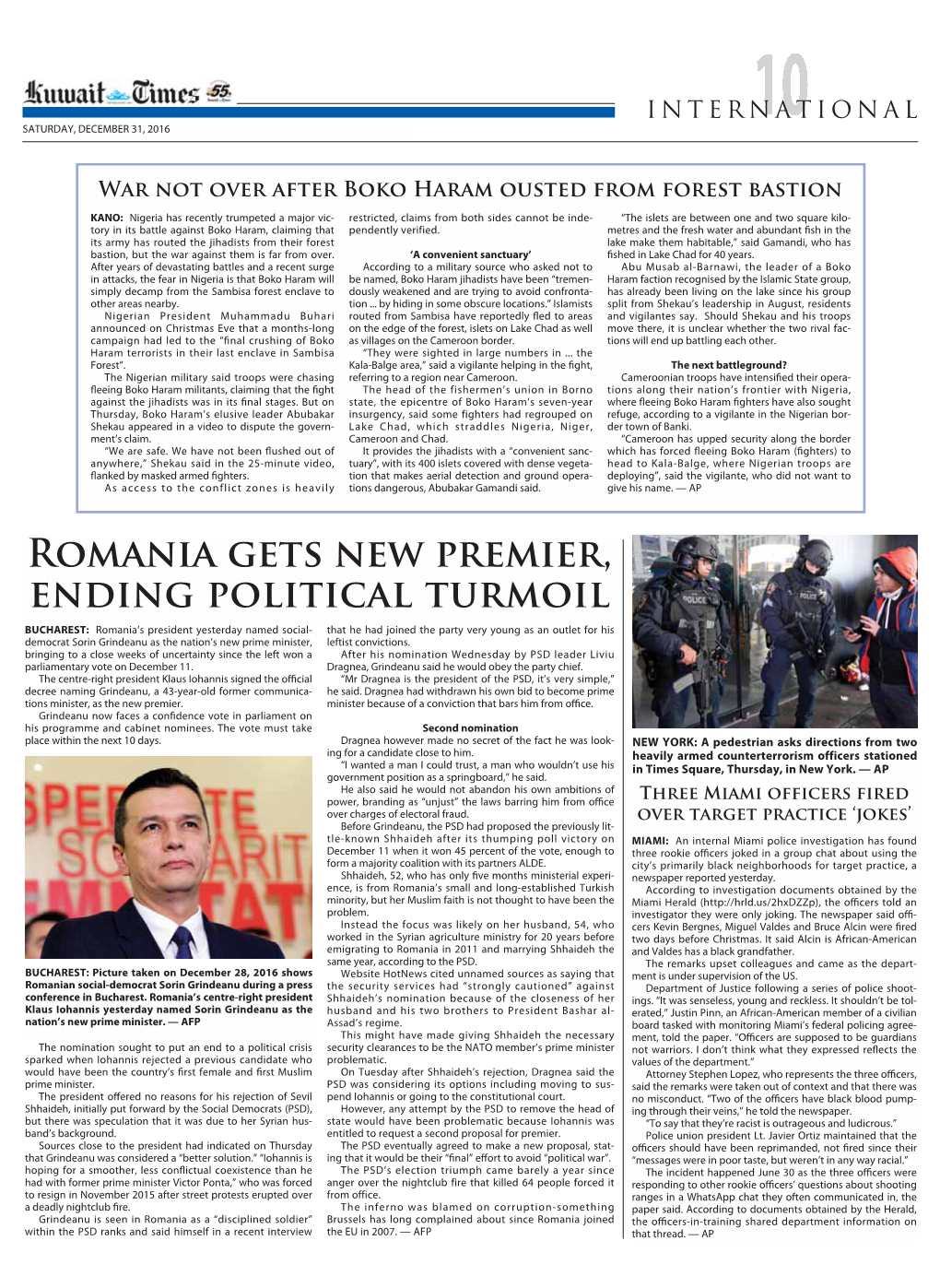 Romania Gets New Premier, Ending Political Turmoil