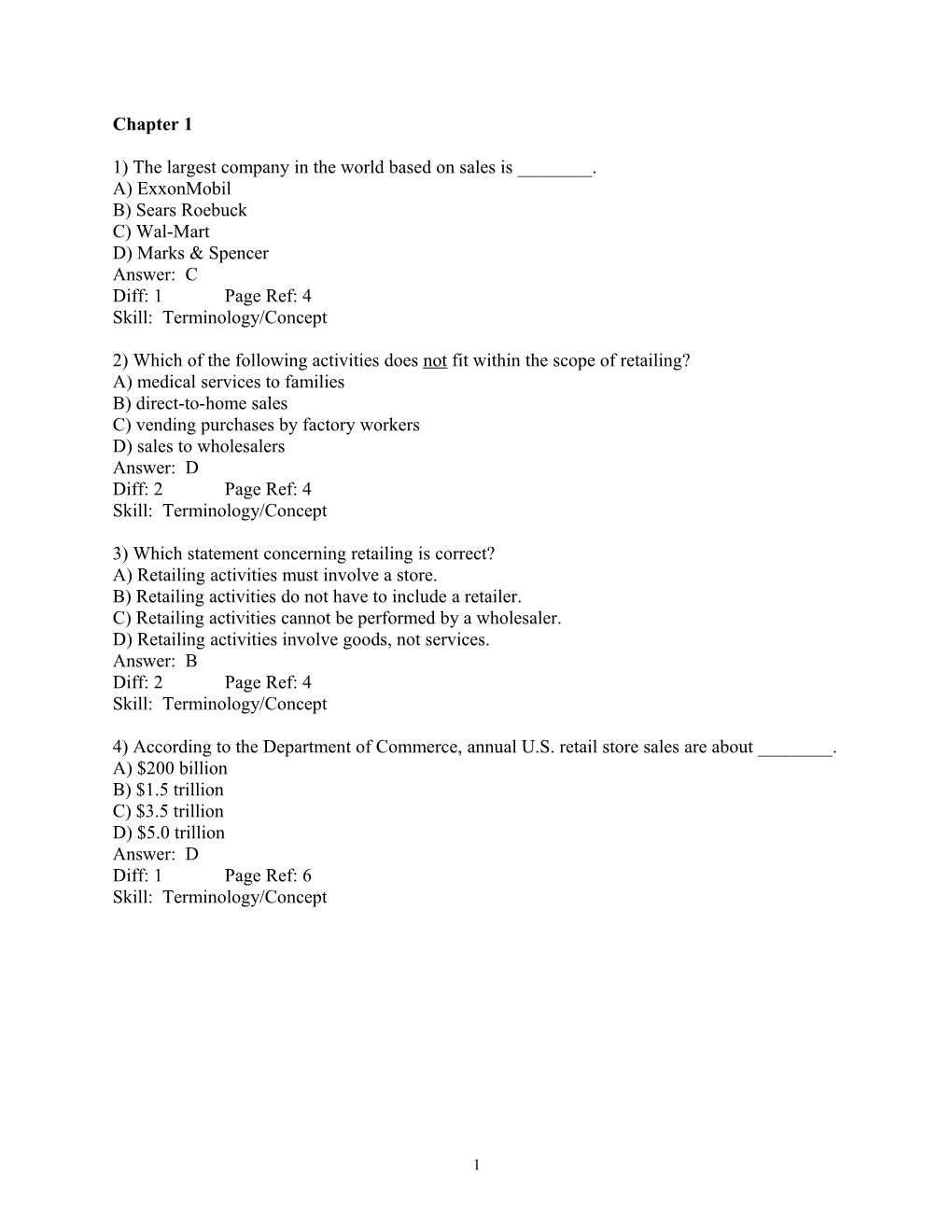 MKT 310 WK 2 Quiz 1 Chapter 12 All Possible Questions 572850