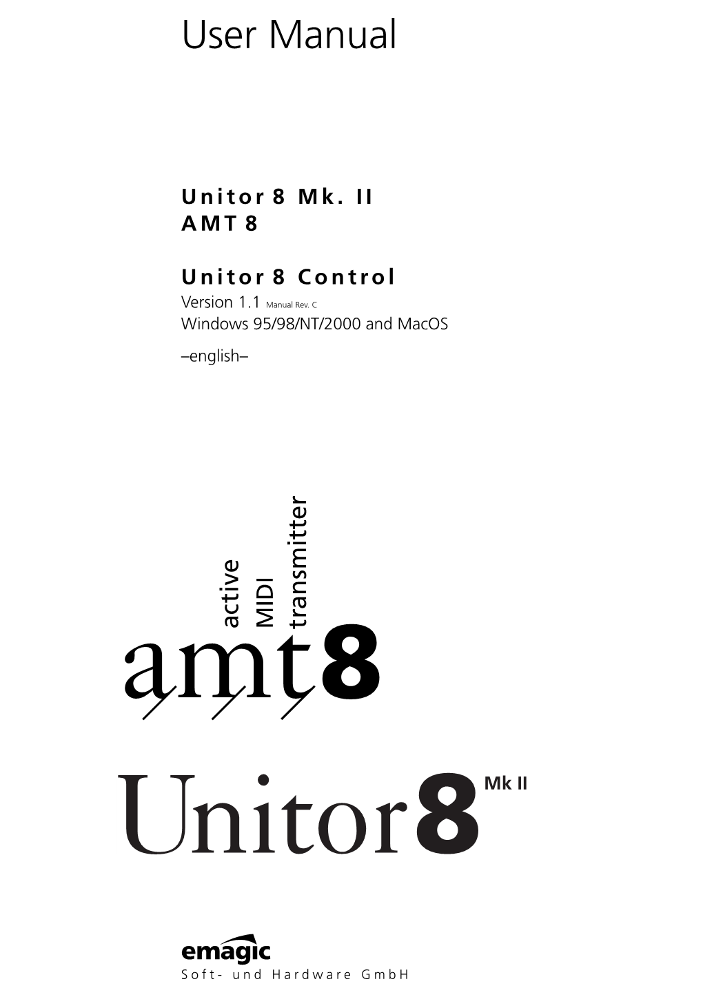 User Manual Unitor 8