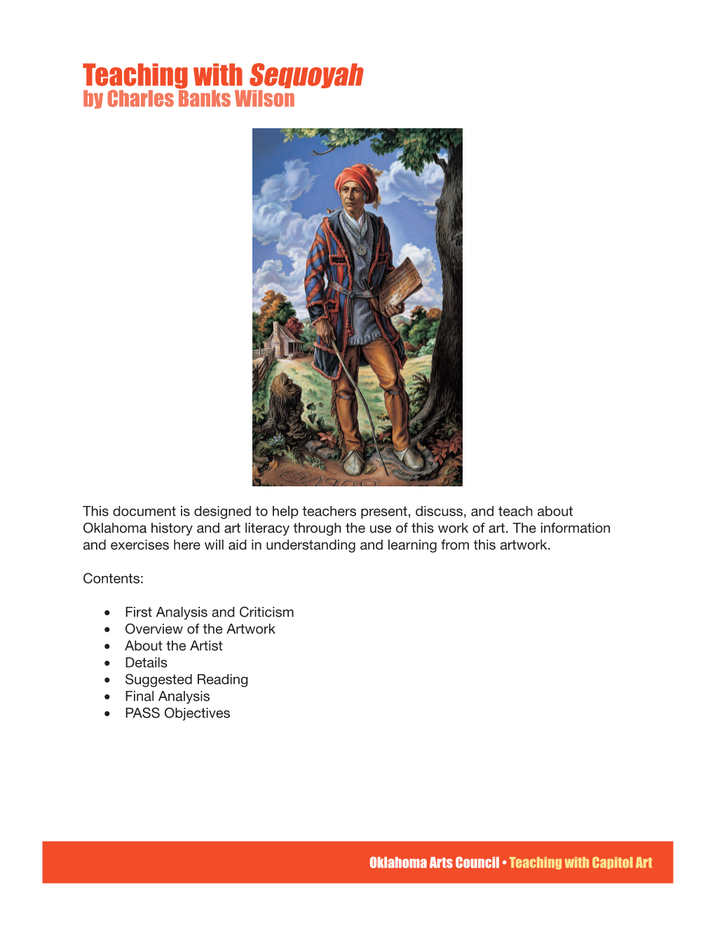 Teaching with Sequoyah by Charles Banks Wilson