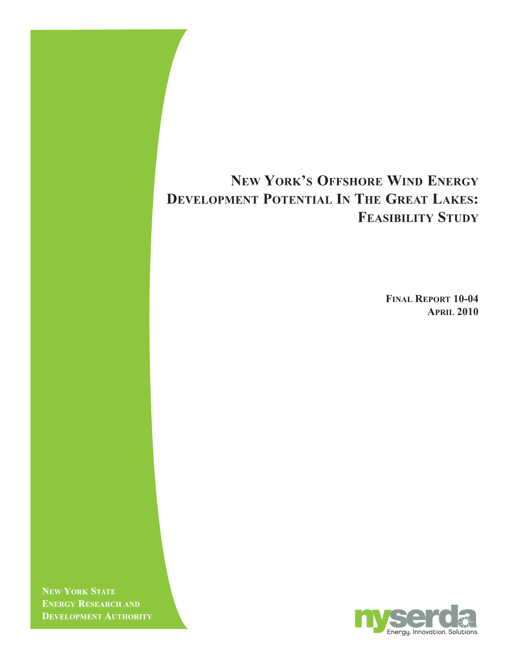 New York's Offshore Wind Energy Development