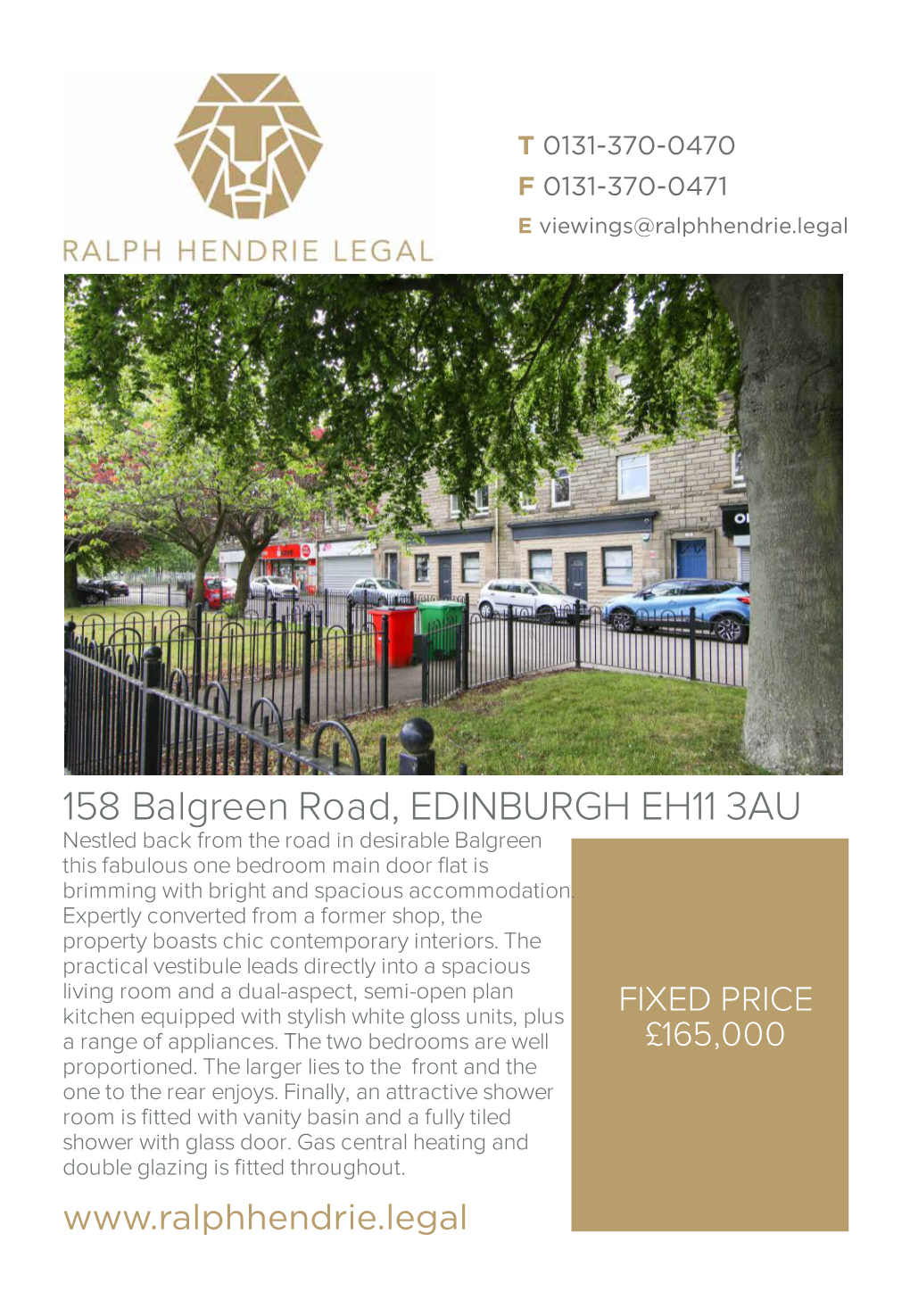 158 Balgreen Road, EDINBURGH EH11