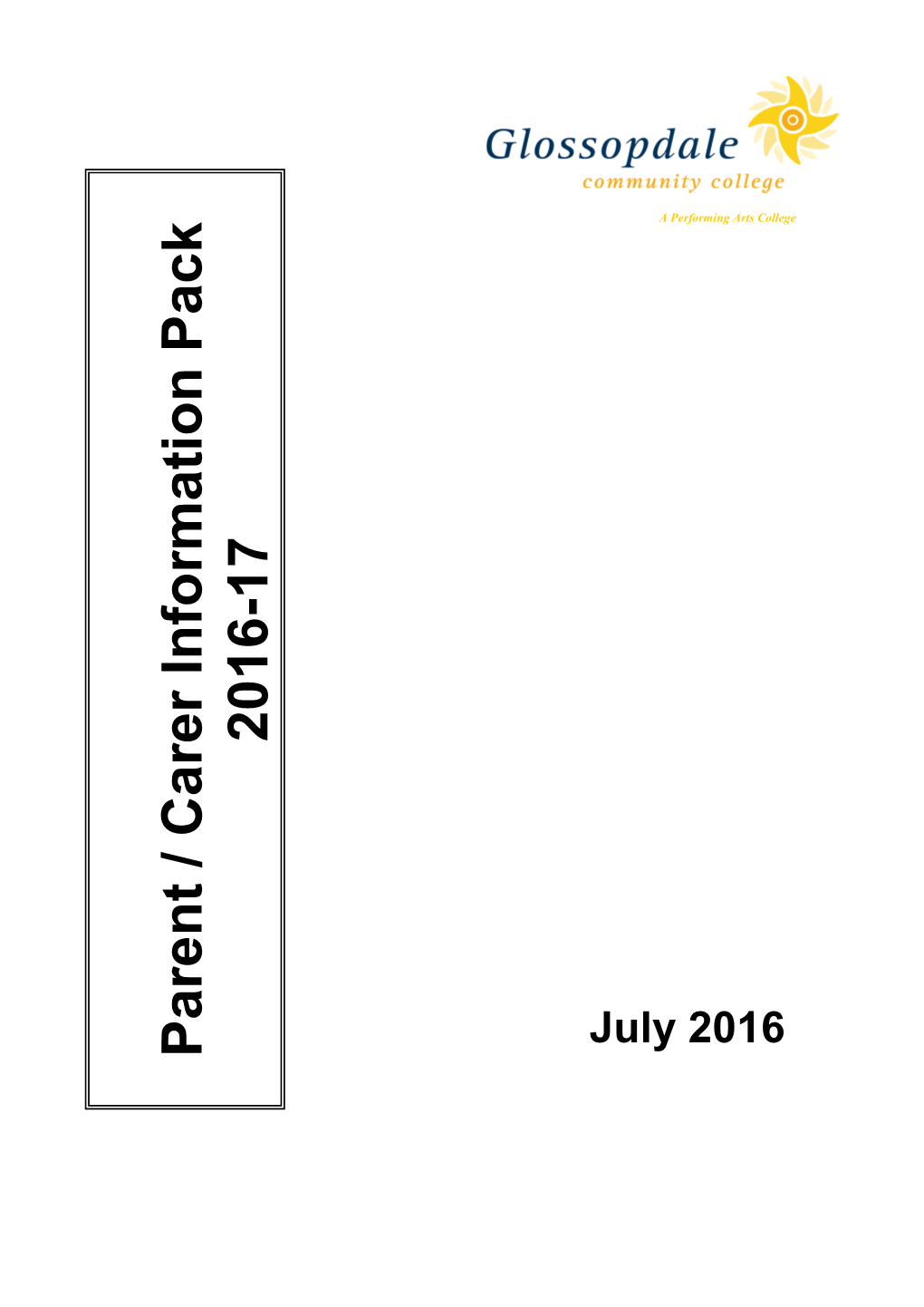 Parent / Carer Inform Ation P Ack 2016-17