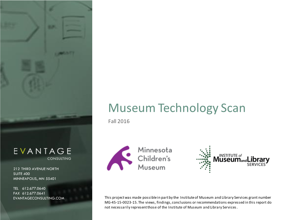 Museum Technology Scan Fall 2016