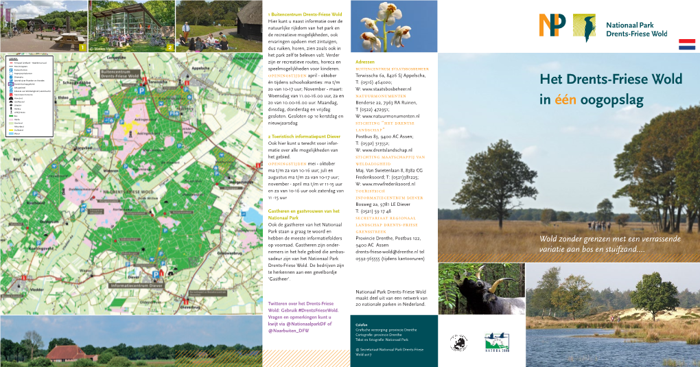 Het Drents-Friese Wold in Één Oogopslag (Pdf, 1.1