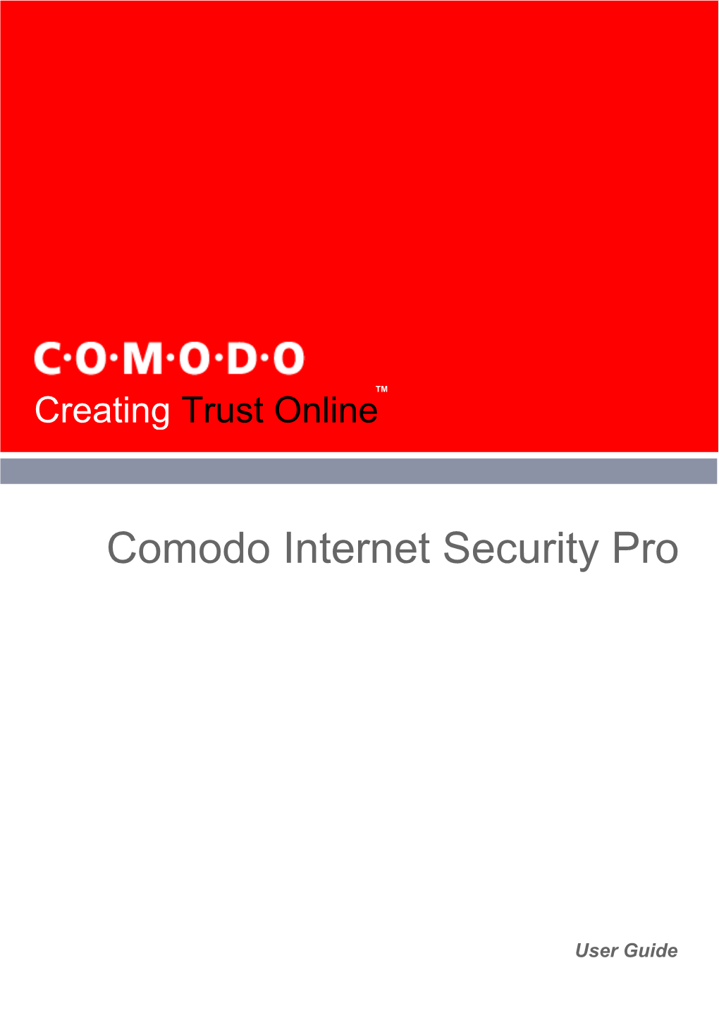 Comodo Internet Security Pro User Guide
