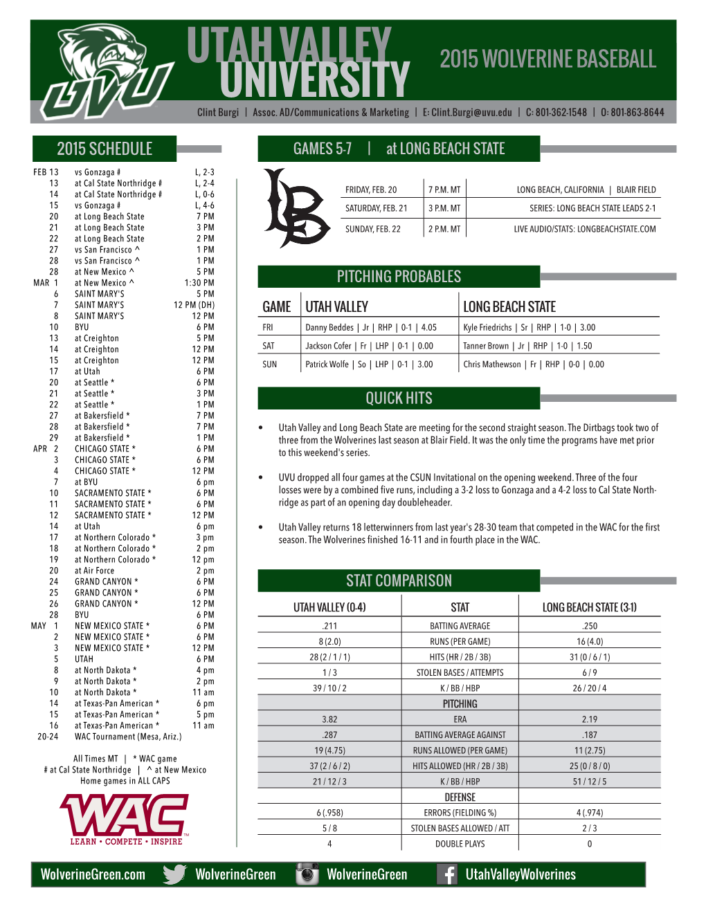 Utah Valley University Competed As a NJCAA Athletic Program