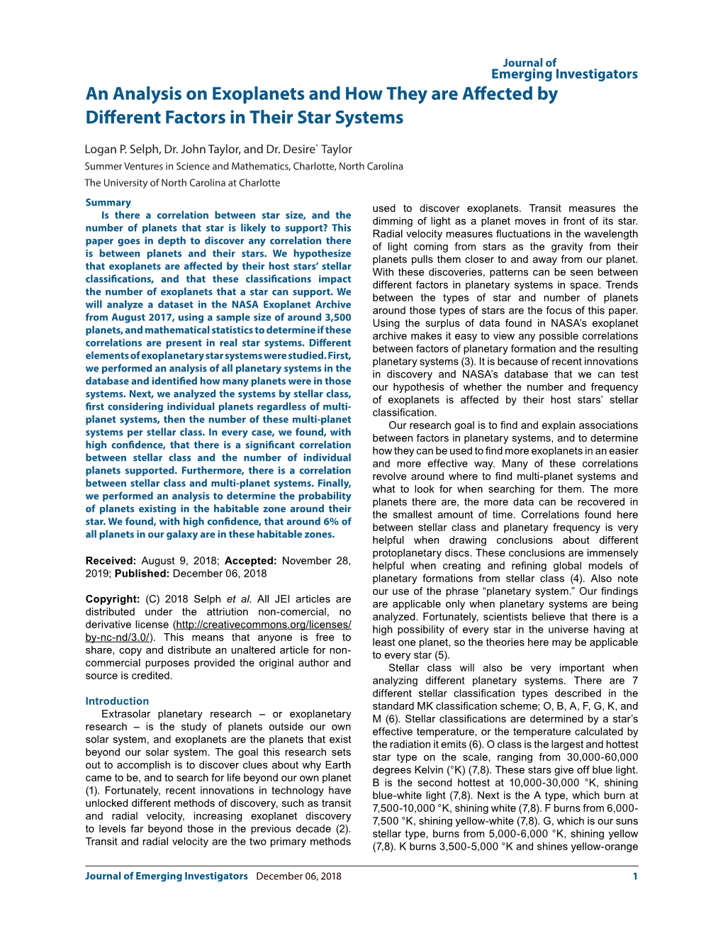 An Analysis on Exoplanets and How They Are Affected by Different Factors in Their Star Systems