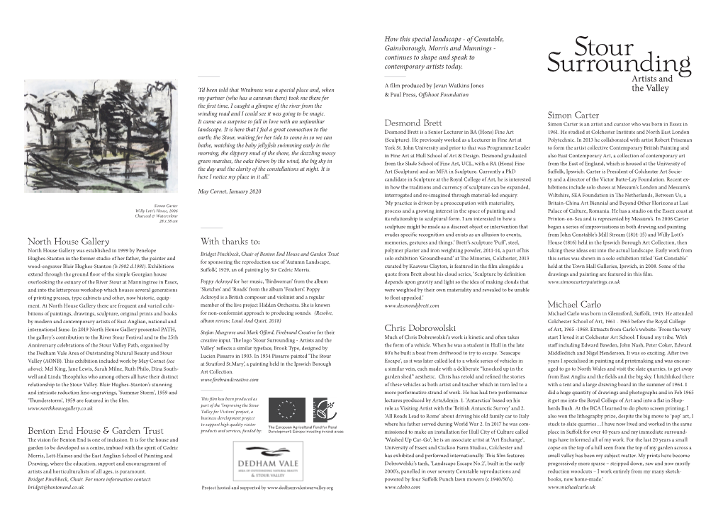 Read Stour Surrounding – Artists and the Valley Booklet