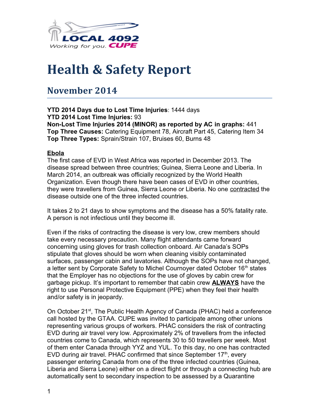 Health & Safety Report s1