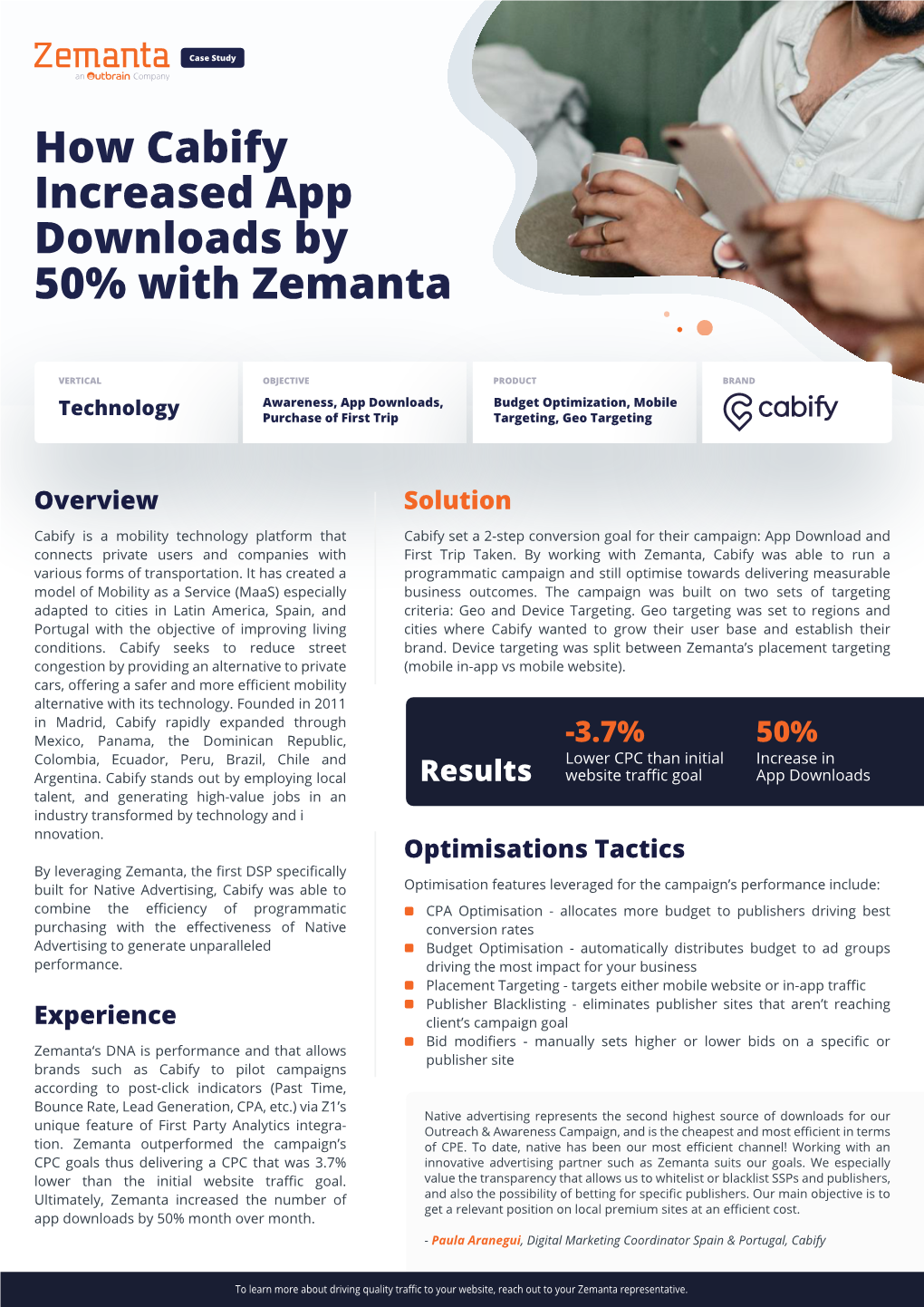 Zemanta Case Study Cabify