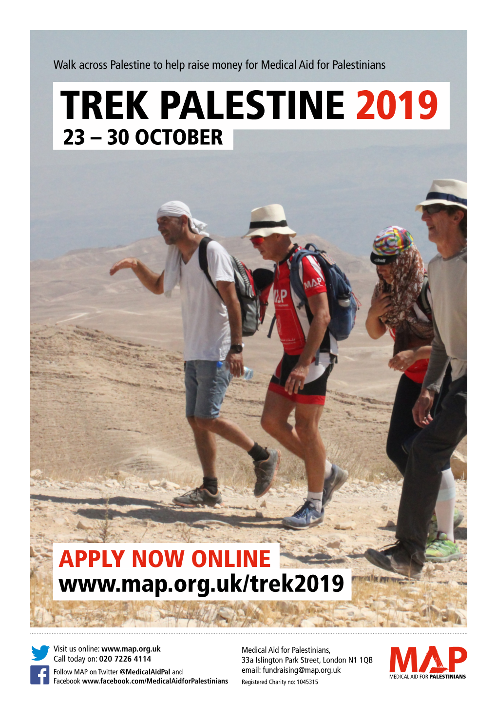 Trek Palestine 2019 23 – 30 October