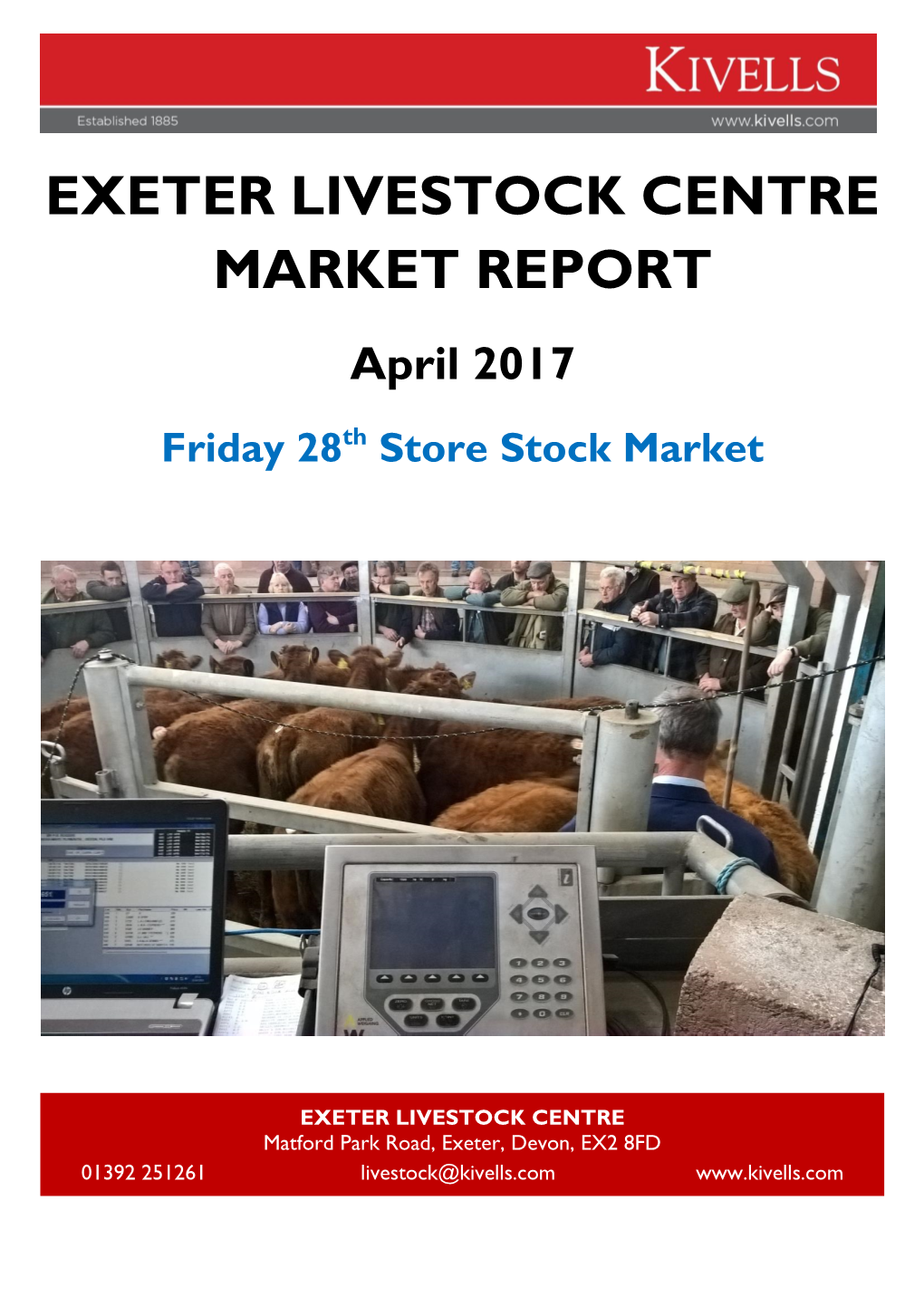 Exeter Livestock Centre Market Report