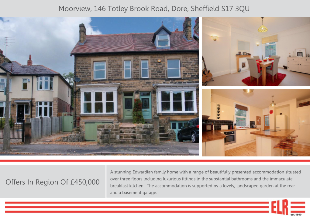 Moorview, 146 Totley Brook Road, Dore, Sheffield S17 3QU Offers In