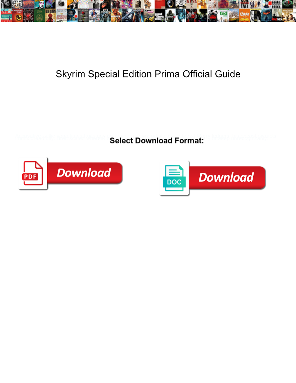 Skyrim Special Edition Prima Official Guide