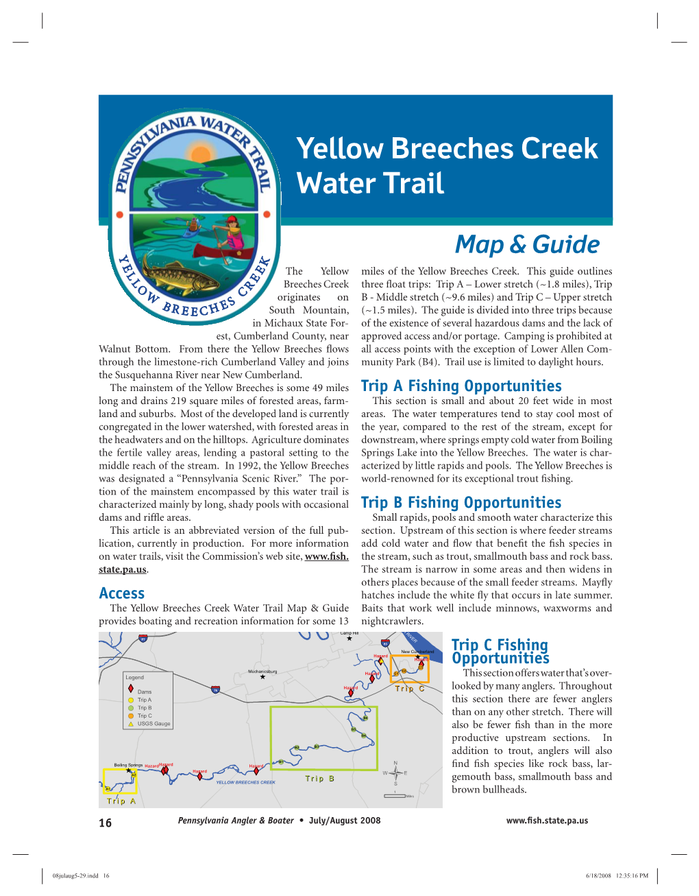 Yellow Breeches Creek Water Trail