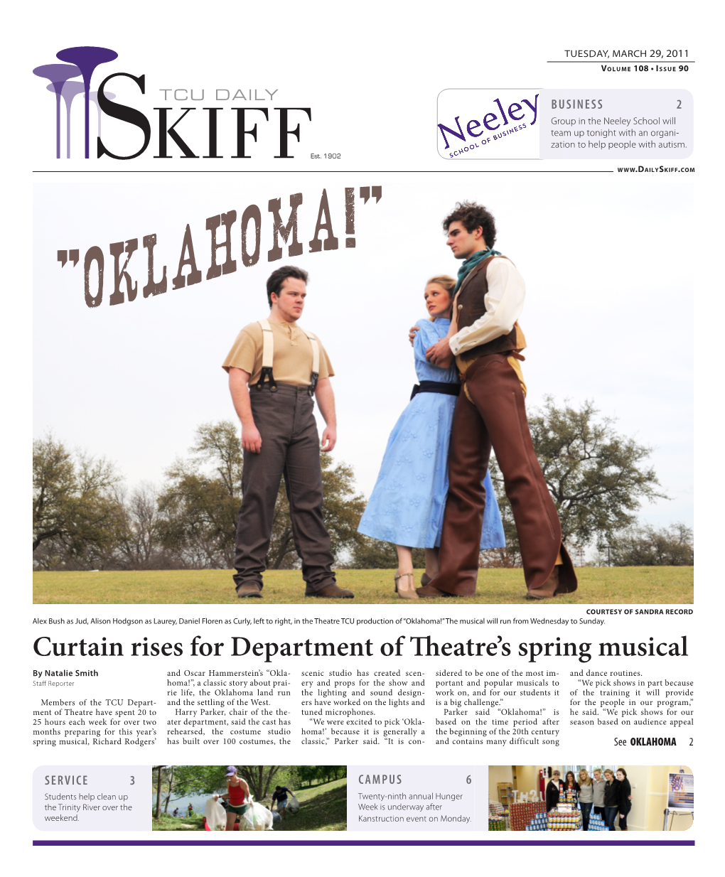 Curtain Rises for Department of Theatre's Spring Musical
