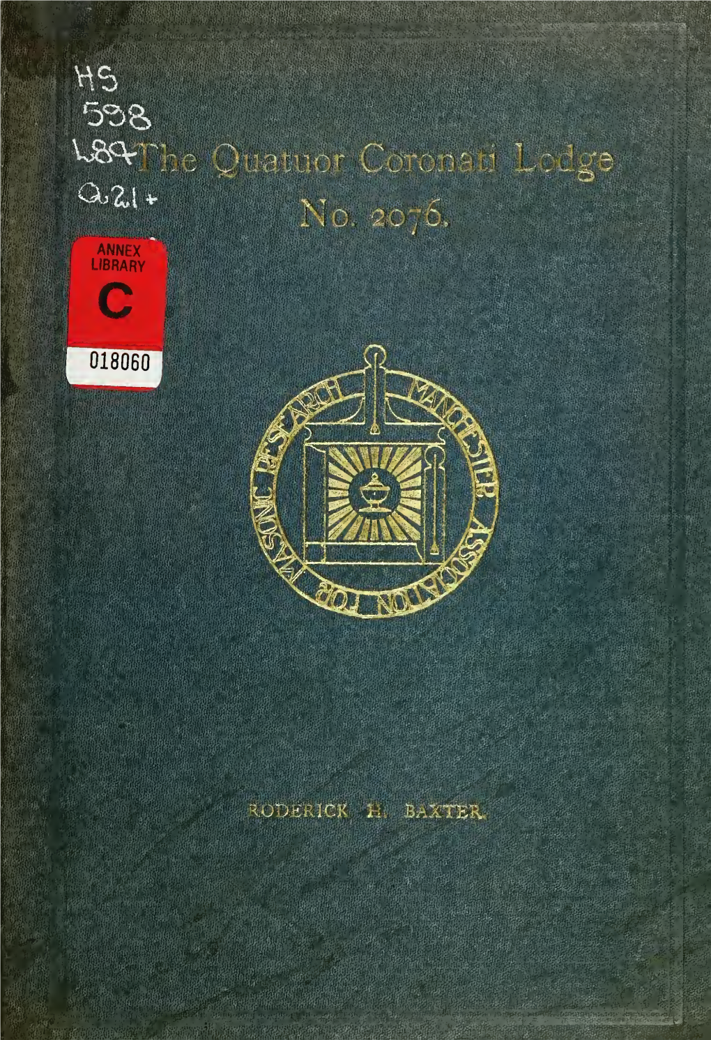 The Quator Coronati Lodge No 2076