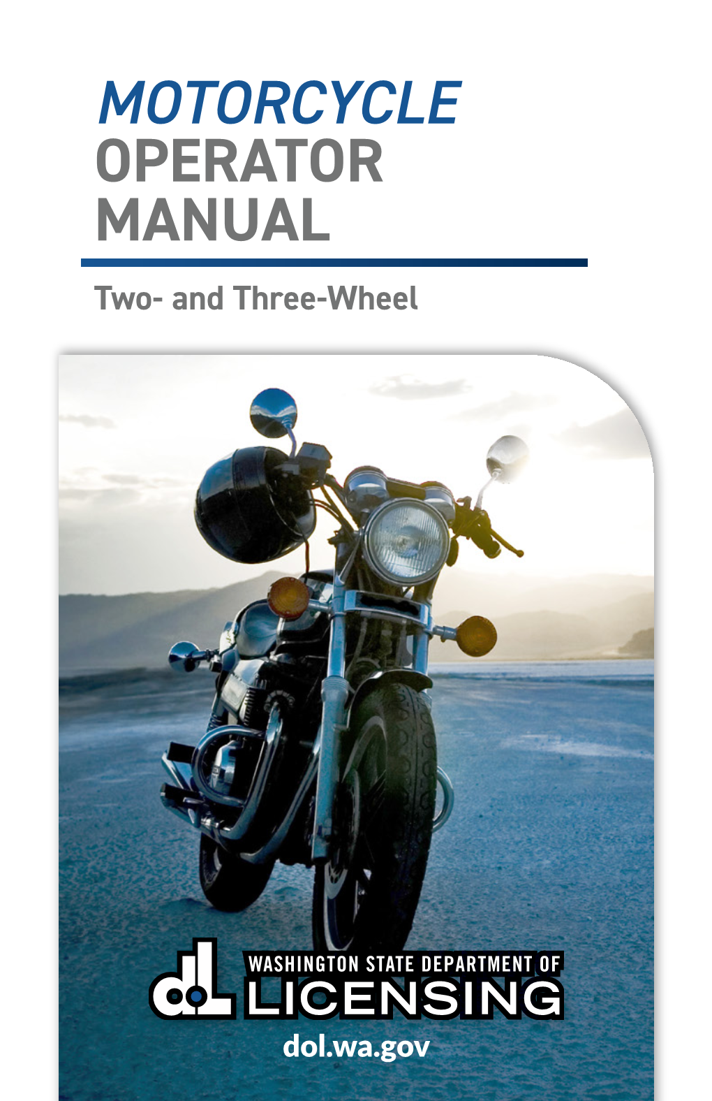 Washington Motorcycle Operator Manual
