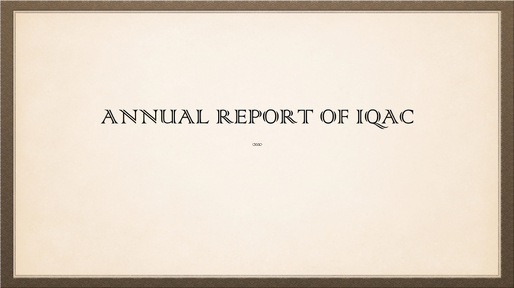 Activities-IQAC-2019