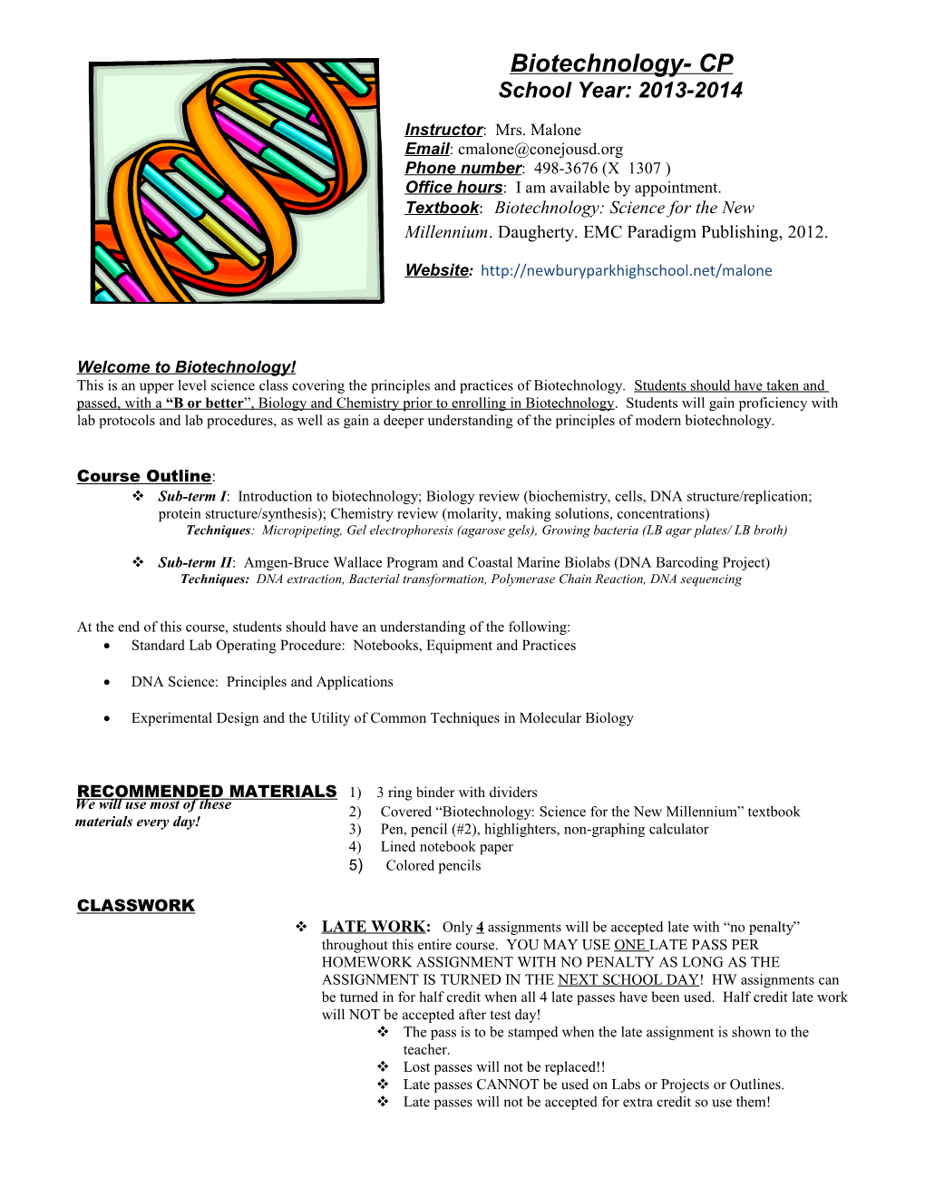 Integrated Science 1- Standard	1999-2000