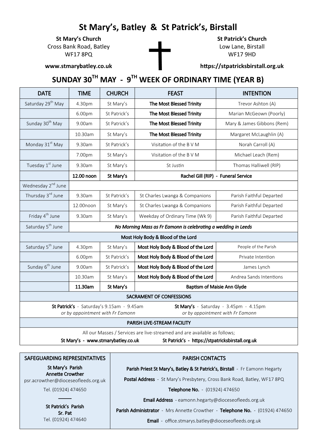 St Mary's, Batley & St Patrick's, Birstall