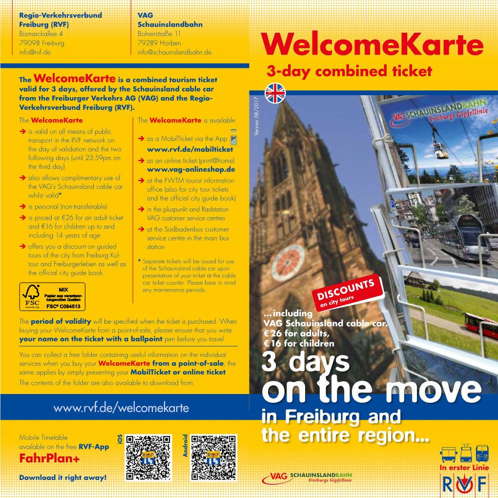 Flyer Welcomekarte