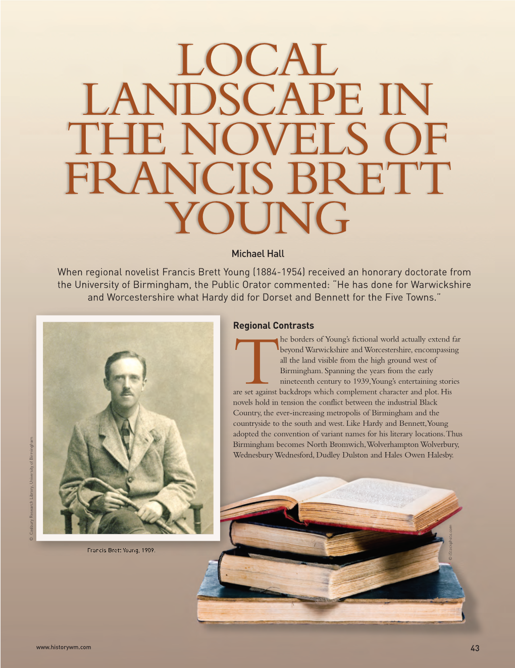 Local Landscape in the Novels of Francis Brett Young