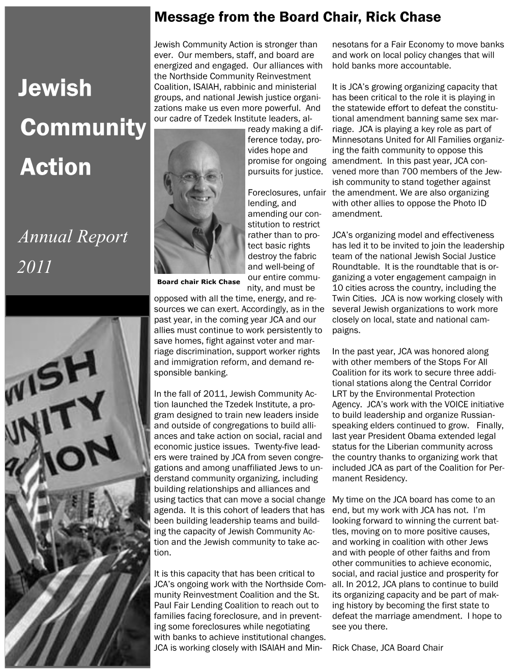 Jewish Community Action Is Stronger Than Nesotans for a Fair Economy to Move Banks Ever
