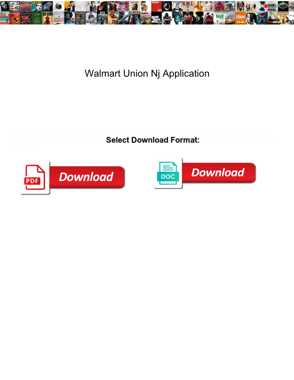 Walmart Union Nj Application