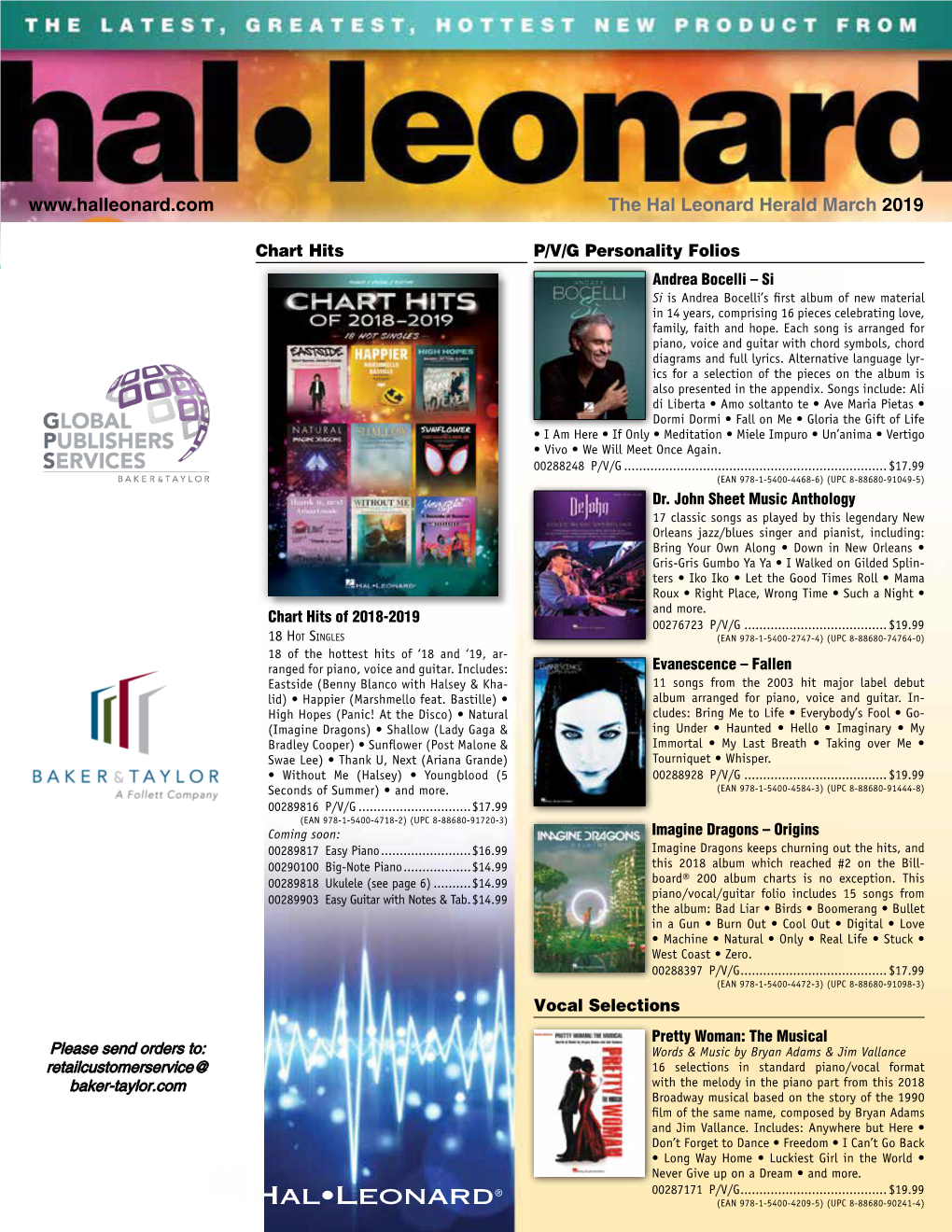 The Hal Leonard Herald March 2019