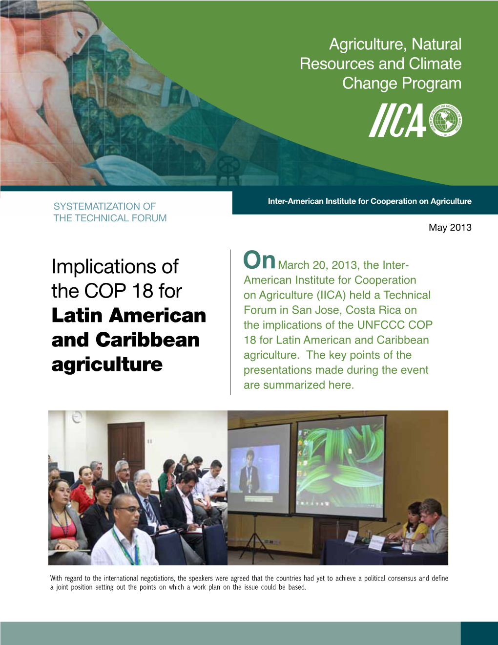 Implications of the COP 18 for Latin American and Caribbean Agriculture