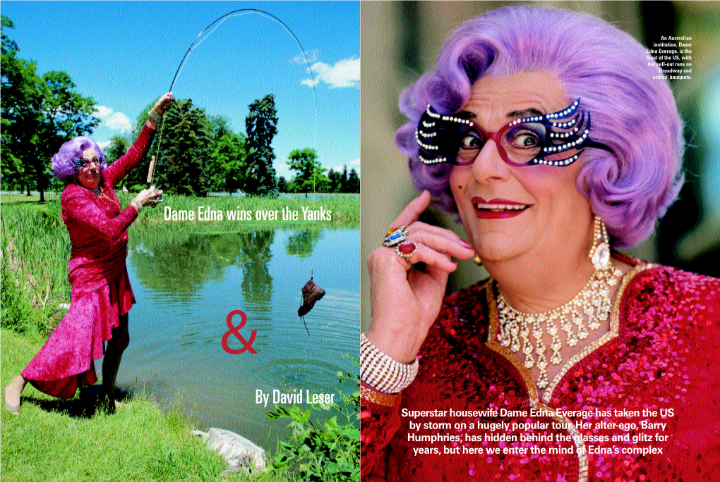 Dame Edna Wins Over the Yanks by David Leser