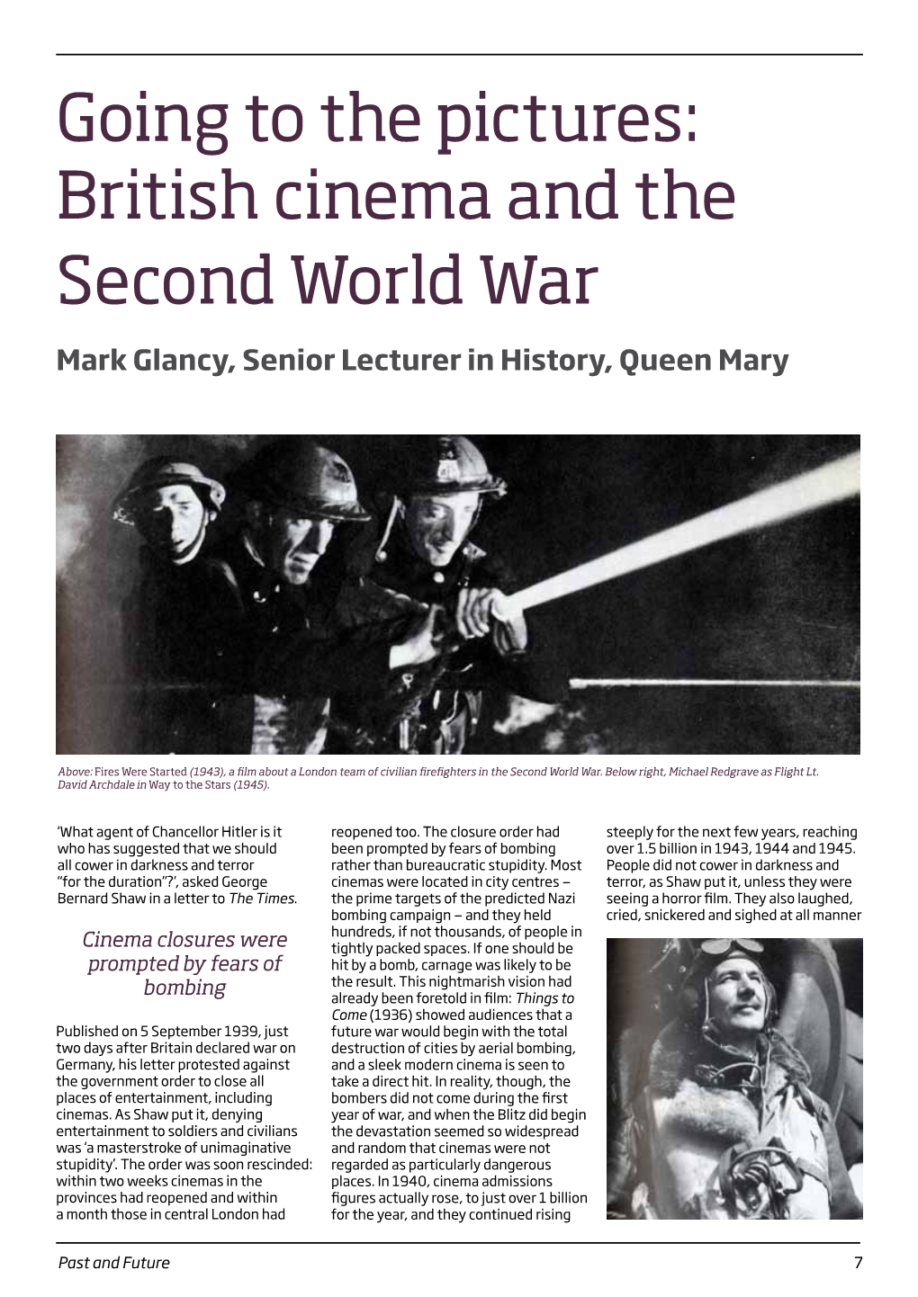 British Cinema and the Second World War