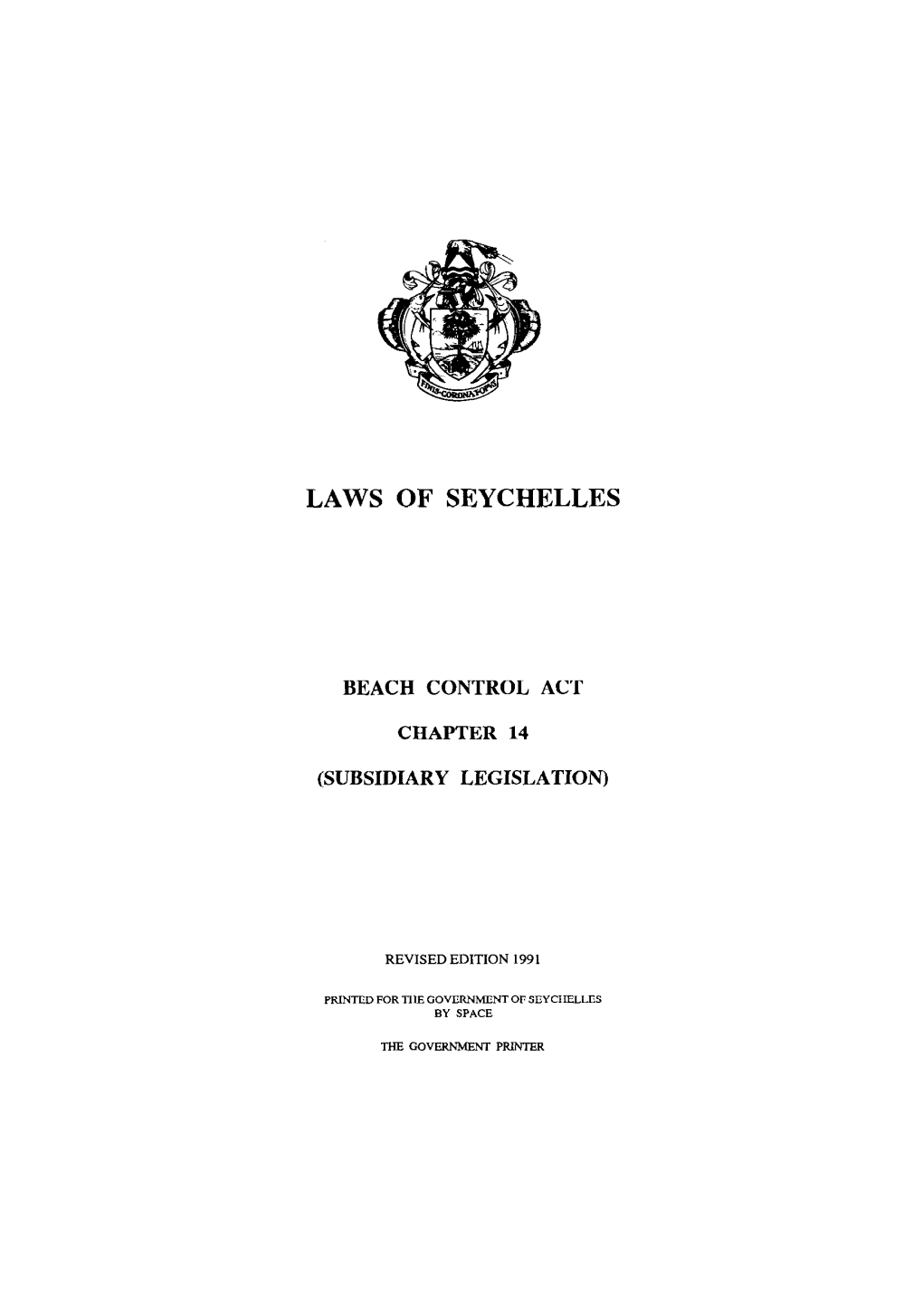Laws of Seychelles