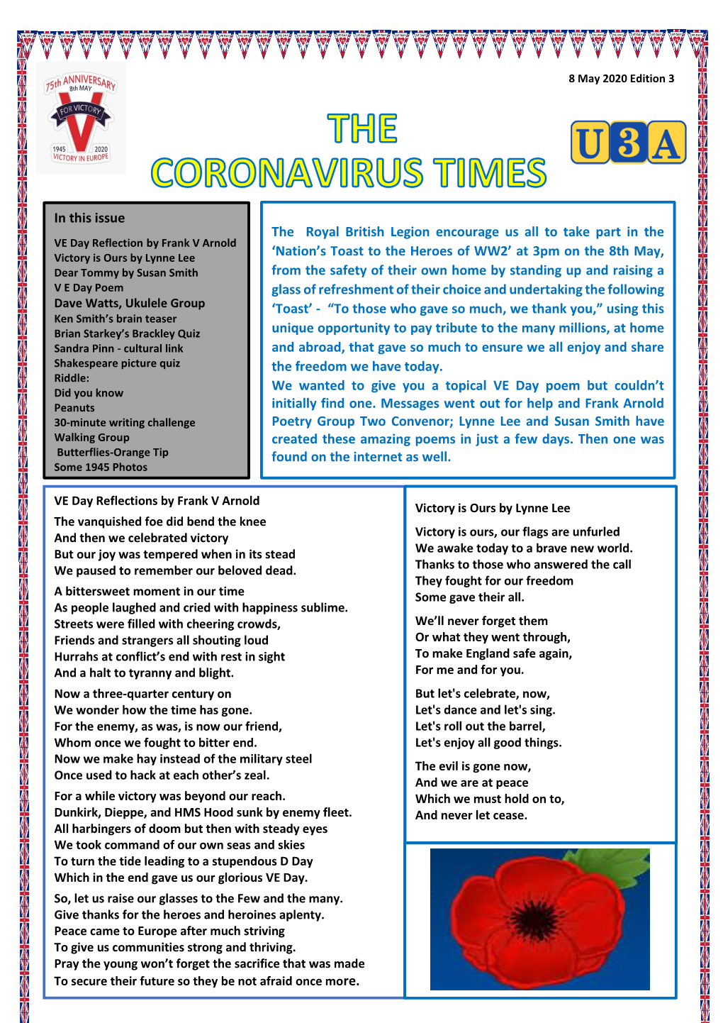 Coronavirus Times Edition 3