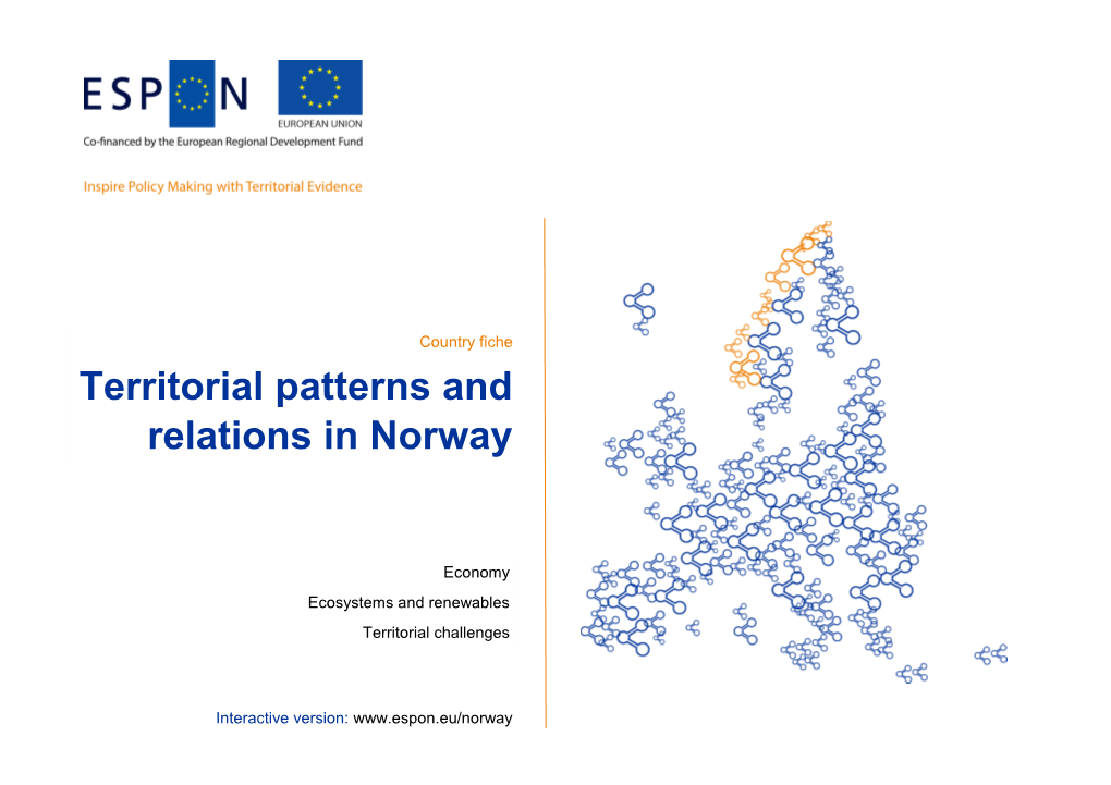 Territorial Patterns and Relations in Norway