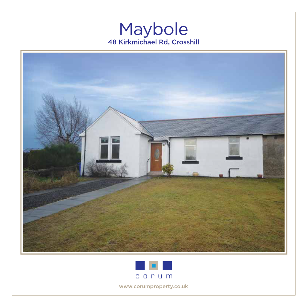 Maybole 48 Kirkmichael Rd, Crosshill