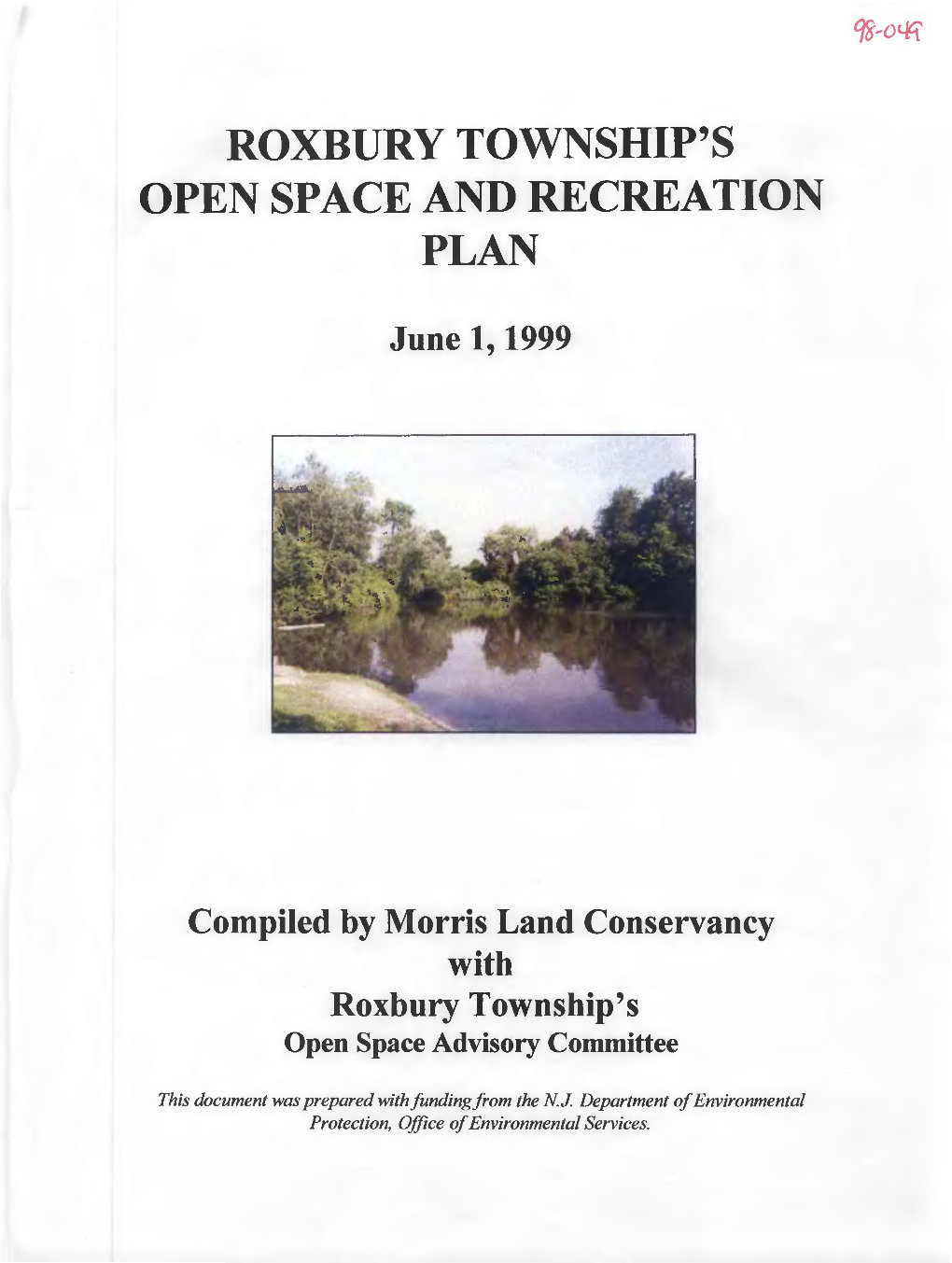 Roxbury Township's Open Space and Recreation Plan