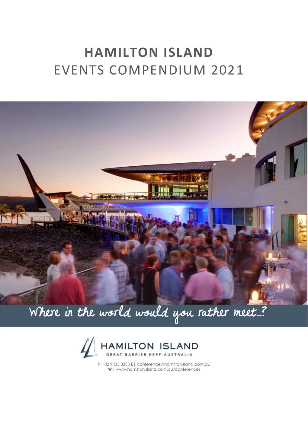 Hamilton Island Events Compendium 2021