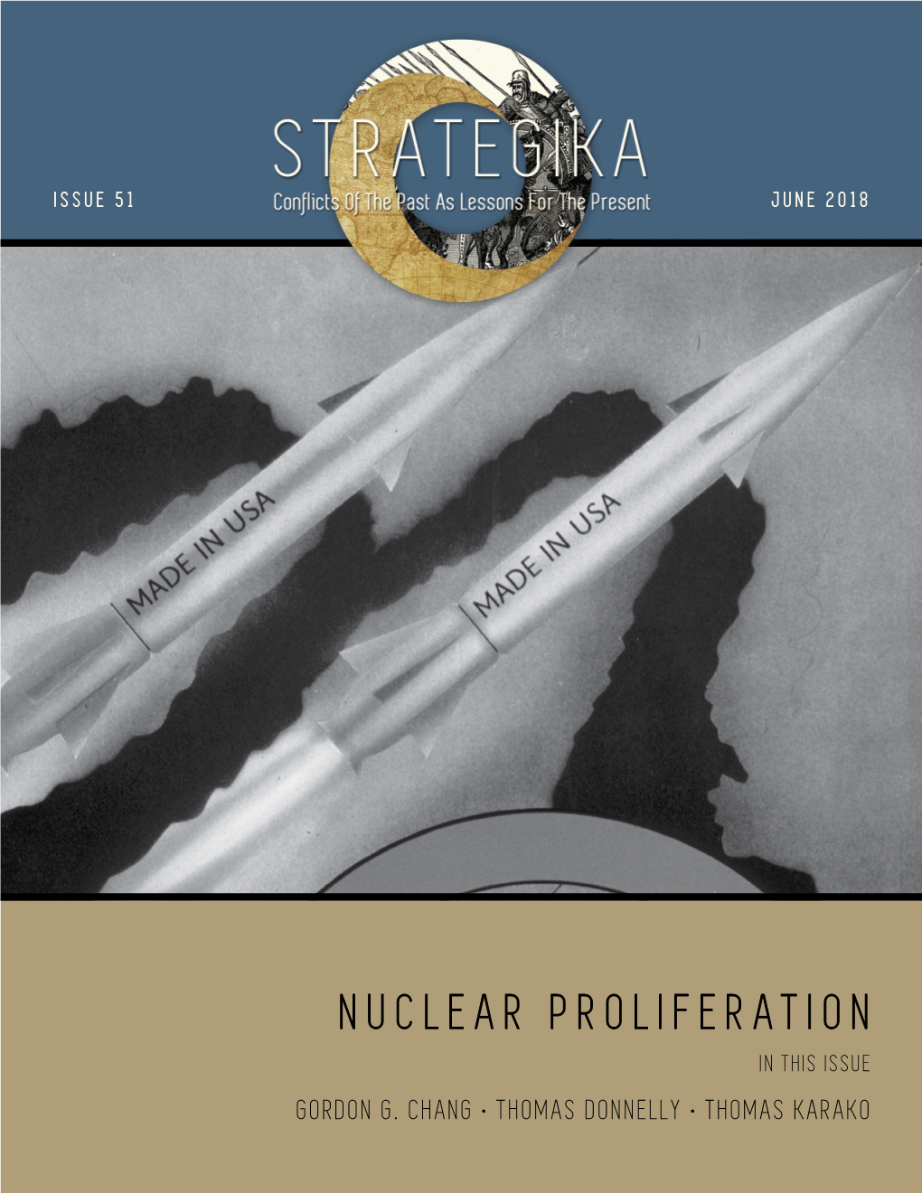 Nuclear Proliferation in This Issue Gordon G