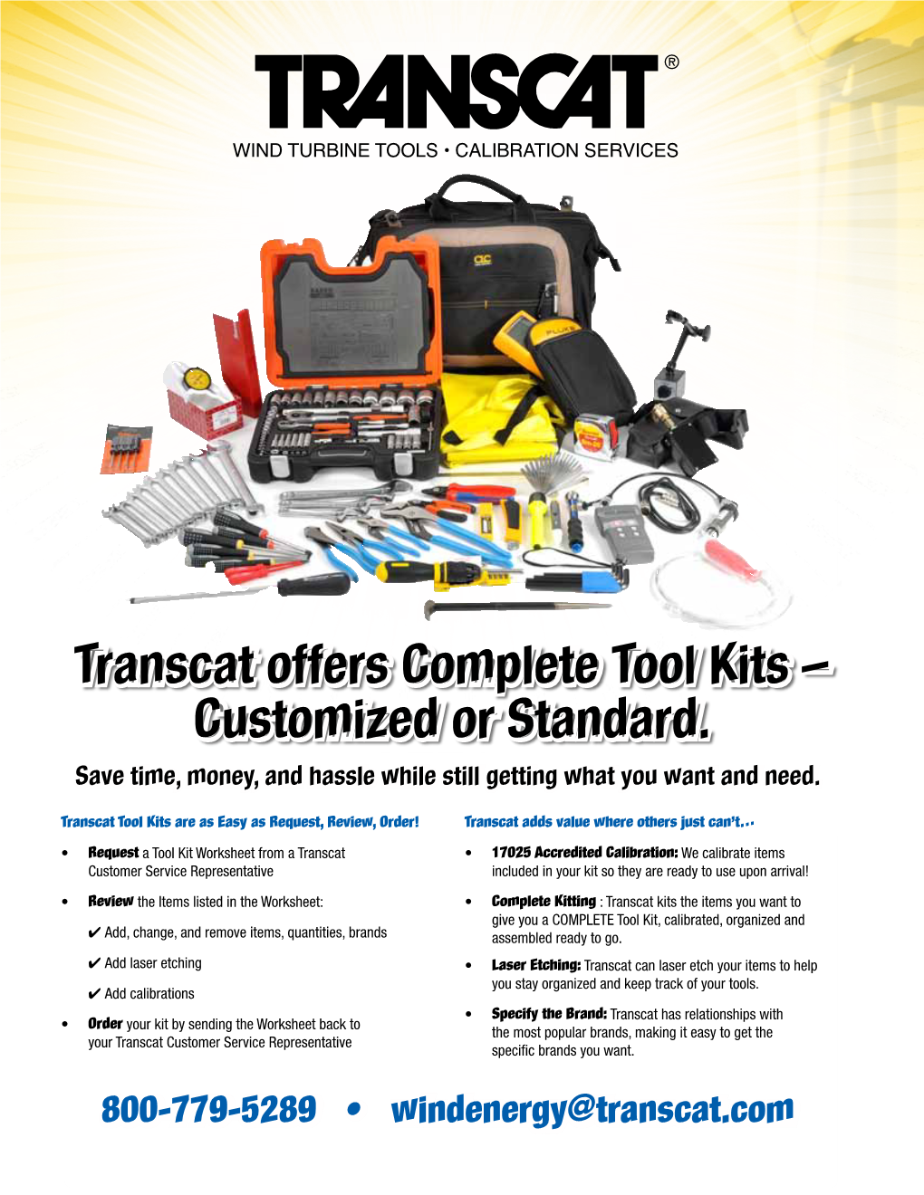 Transcat's Wind Turbine Tool