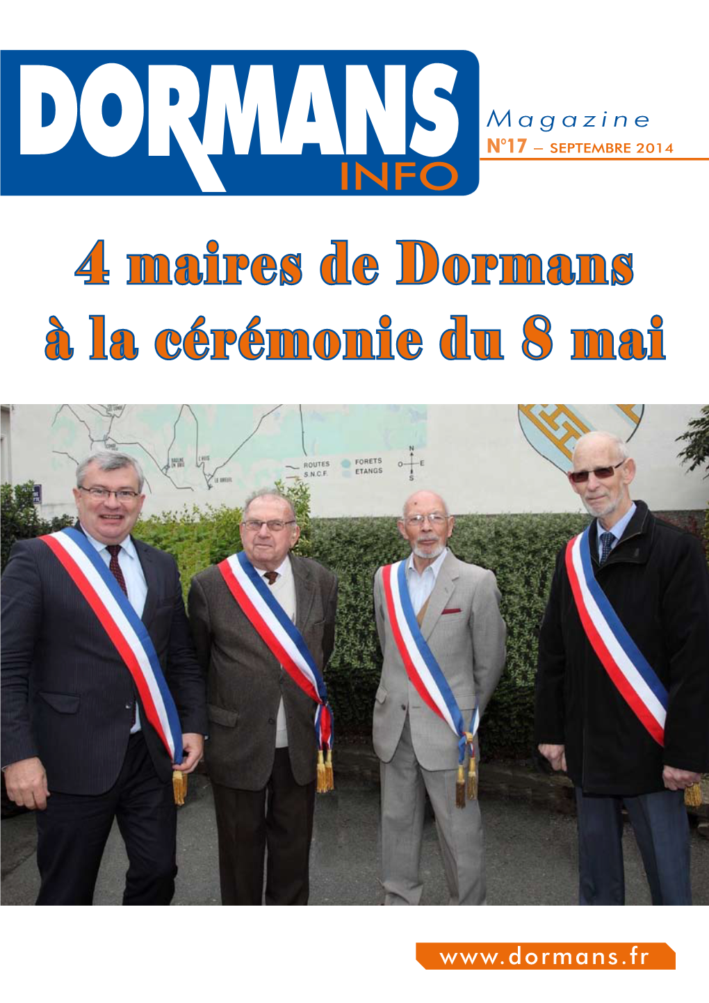 4 Maires De Dormans À La Cérémonie Du 8 Mai